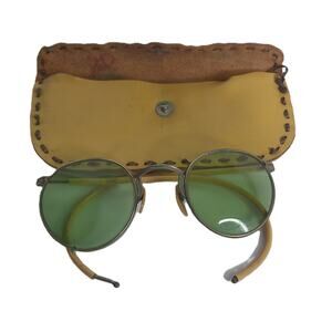 Vintage Ful Vue John Lennon Grandpa Costume Prop Round Wire Rim Glasses READ